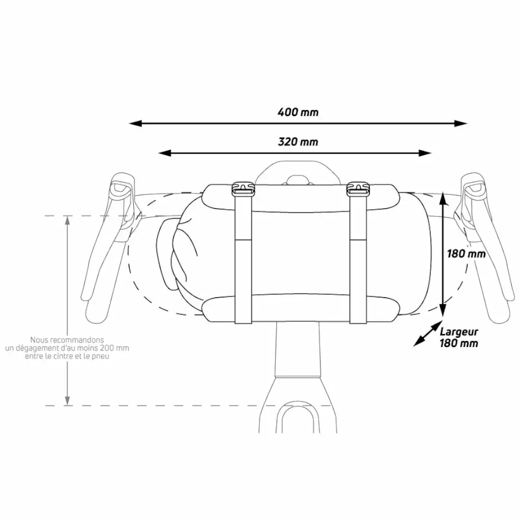 Sacoche De Guidon Bikepacking Et Cyclotourisme Zefal Z Adventure F10 10L – Image 6