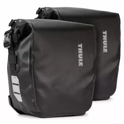 Double Sacoche Noire Sur Porte-bagages 13L Shield Pannier Thule