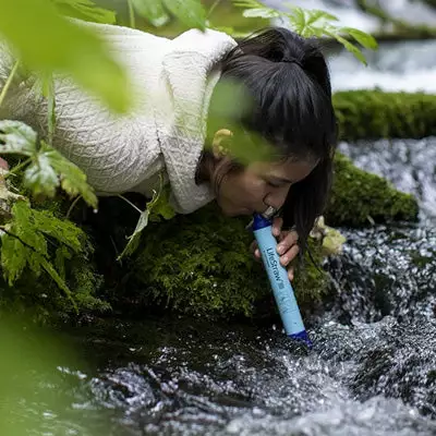 Pack Gourde Flux Hydrapak + Paille Filtrante Lifestraw – Image 4