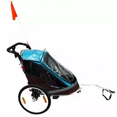 Remorque Vélo Pliable Pour 2 Enfants Maxxus – Image 5