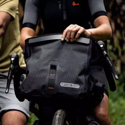 Sac Additionnel Noir Pour Sacoches Guidon Bikepacking Ortlieb – Image 4